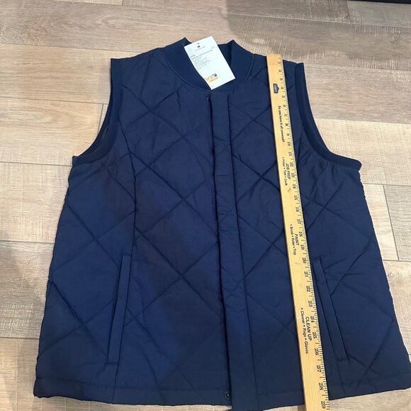 ULTRACLUB LARGE MENS NAVY BLUE VEST QUILTED NEW - Picture 3 of 13